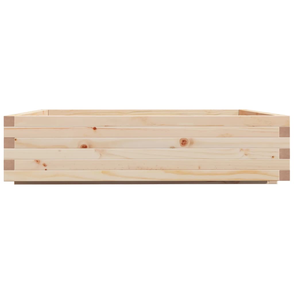 Plantenbak 100x100x26,5 cm massief grenenhout is nu te koop bij PeponiXL, paradijselijk wonen!