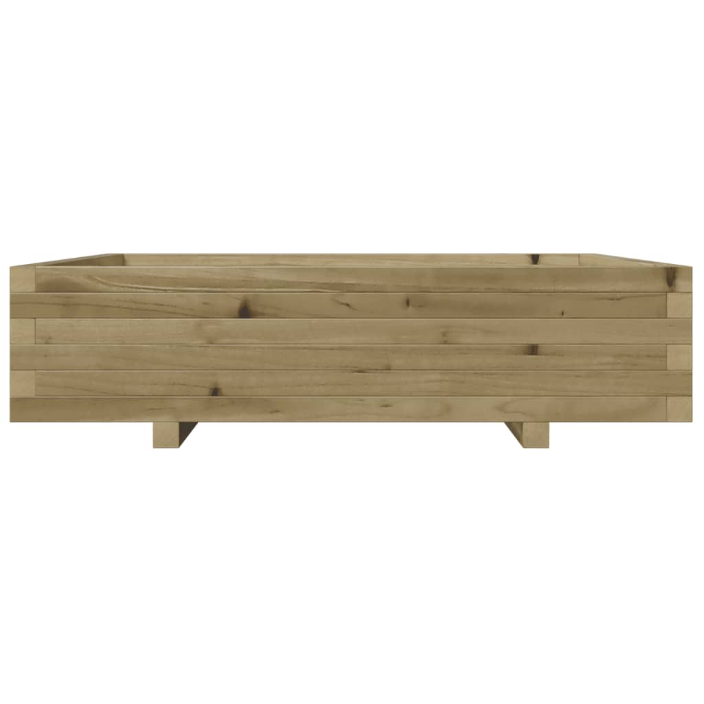 Plantenbak 100x100x26,5 cm geïmpregneerd grenenhout is nu te koop bij PeponiXL, paradijselijk wonen!