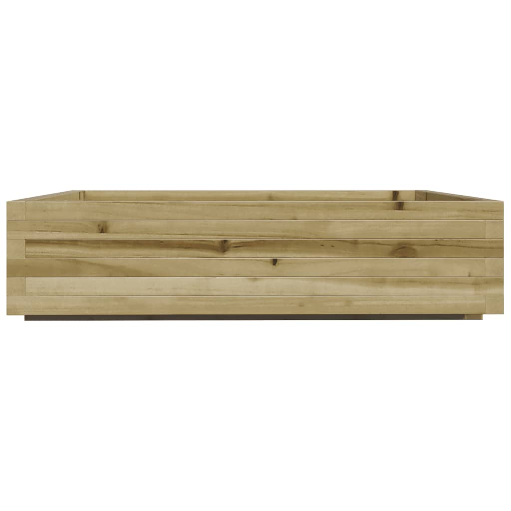 Plantenbak 100x100x26,5 cm geïmpregneerd grenenhout is nu te koop bij PeponiXL, paradijselijk wonen!