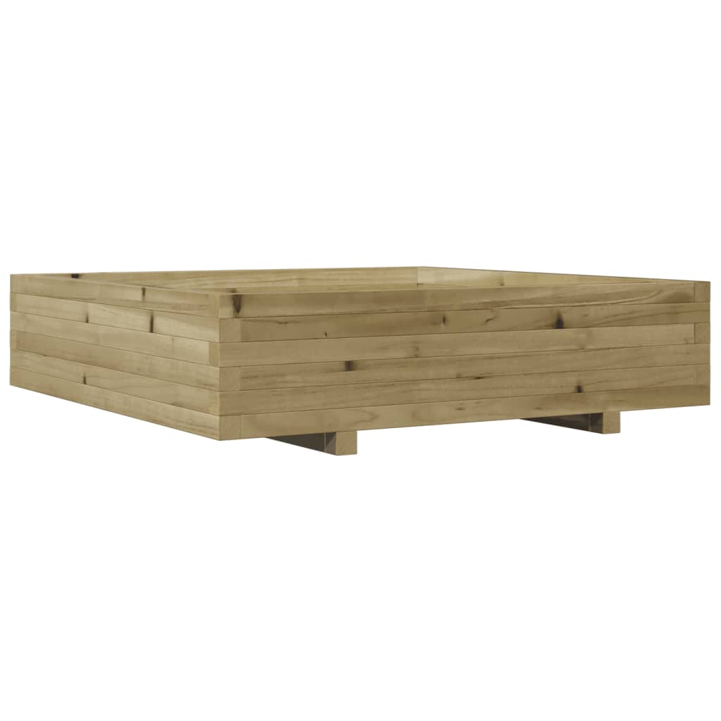 Plantenbak 100x100x26,5 cm geïmpregneerd grenenhout is nu te koop bij PeponiXL, paradijselijk wonen!