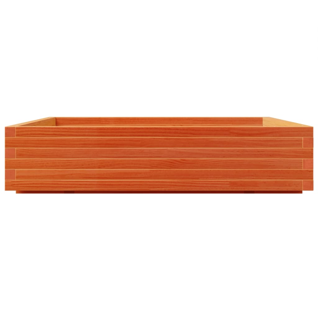 Plantenbak 110x110x26,5 cm massief grenenhout wasbruin is nu te koop bij PeponiXL, paradijselijk wonen!