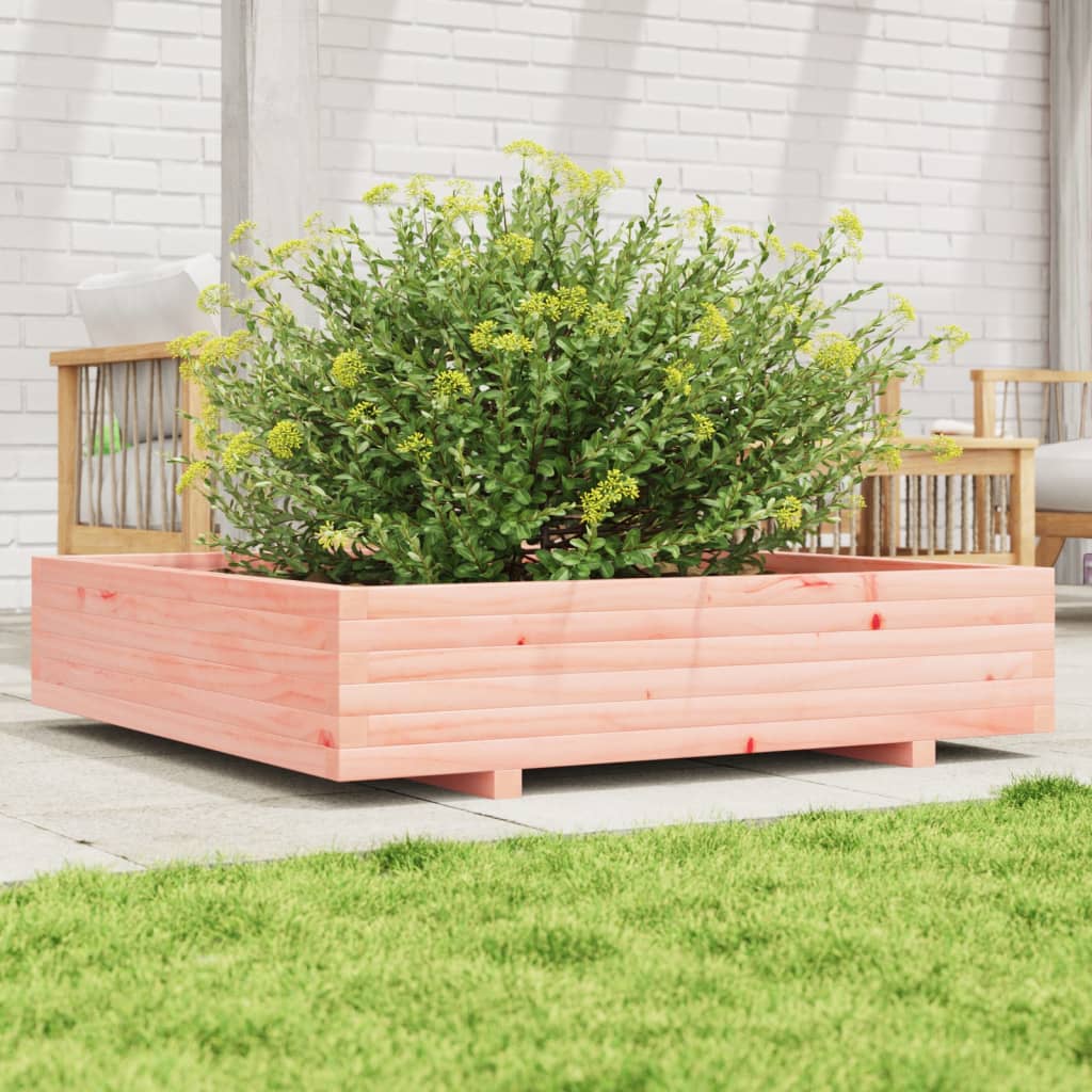 Plantenbak 110x110x26,5 cm massief douglashout is nu te koop bij PeponiXL, paradijselijk wonen!
