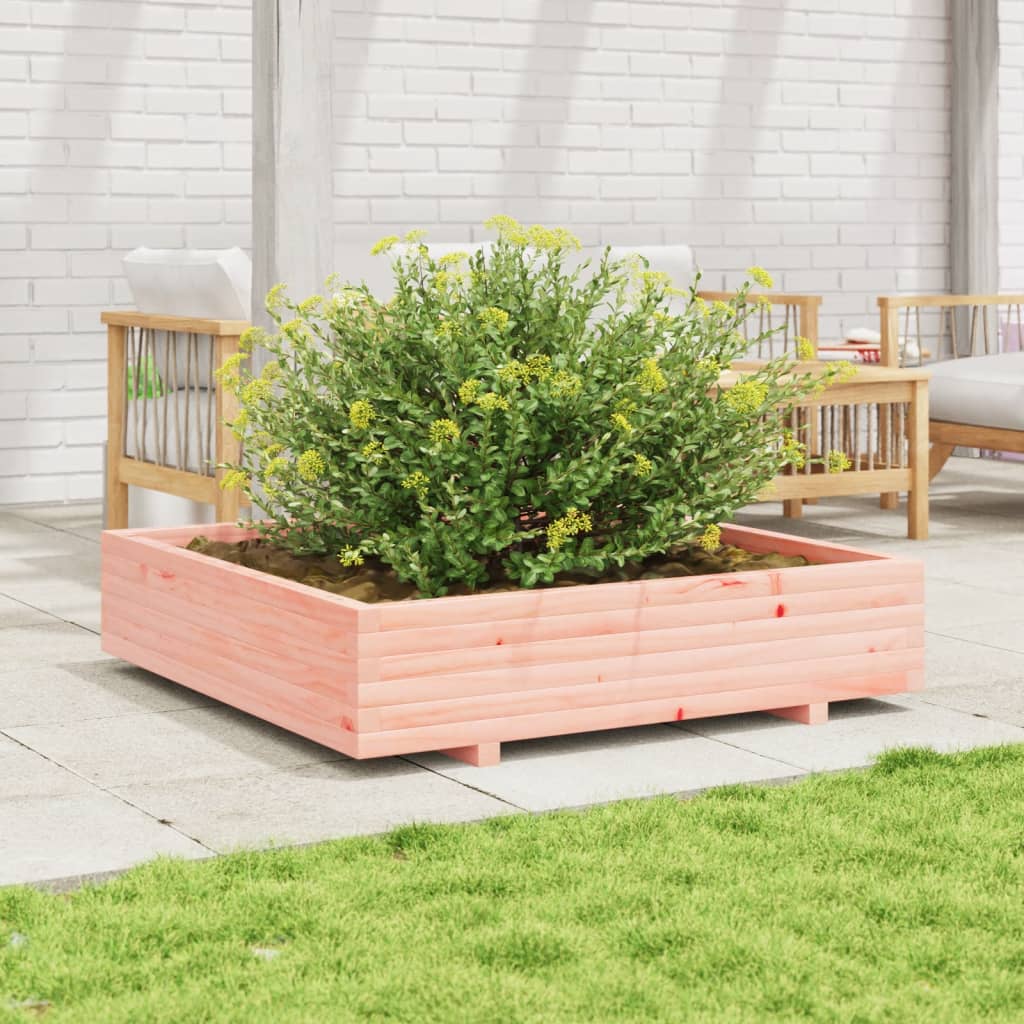 Plantenbak 110x110x26,5 cm massief douglashout is nu te koop bij PeponiXL, paradijselijk wonen!