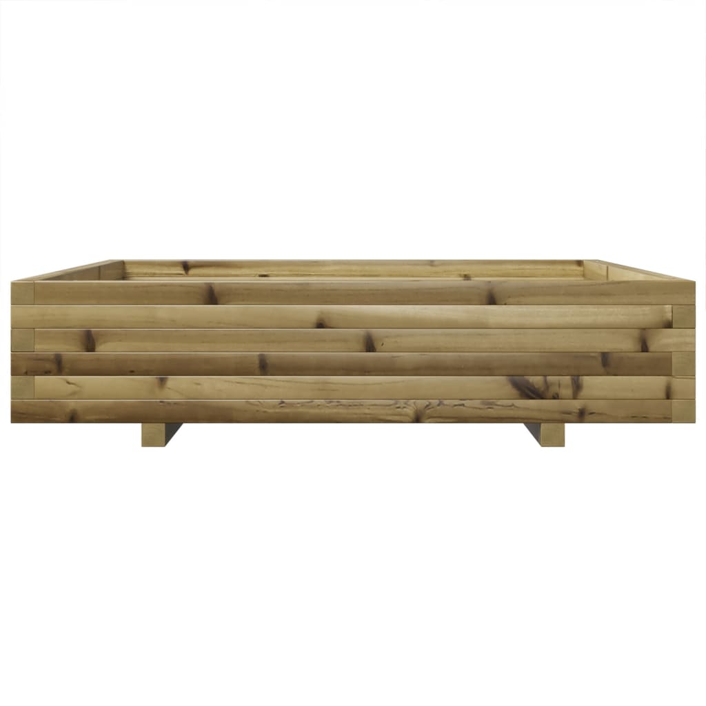 Plantenbak 110x110x26,5 cm geïmpregneerd grenenhout is nu te koop bij PeponiXL, paradijselijk wonen!