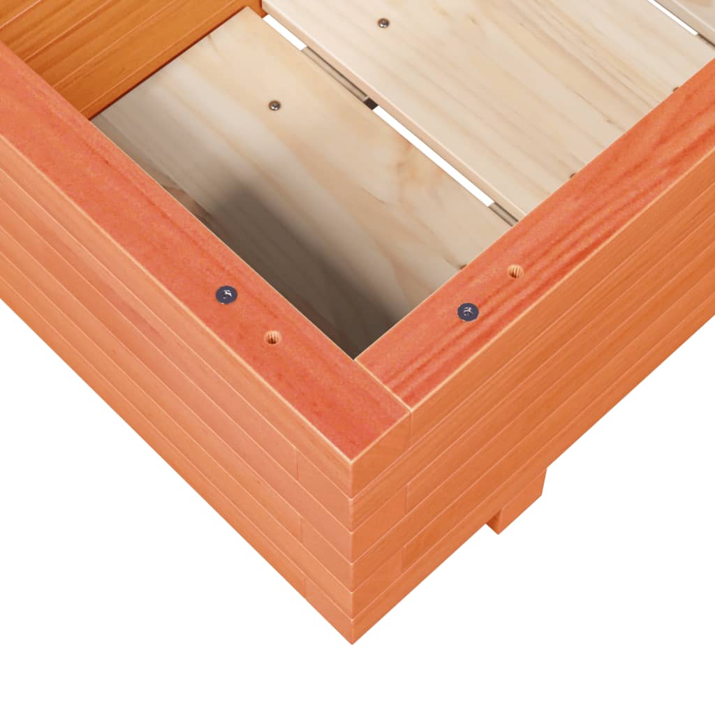 Plantenbak 70x40x26,5 cm massief grenenhout wasbruin is nu te koop bij PeponiXL, paradijselijk wonen!