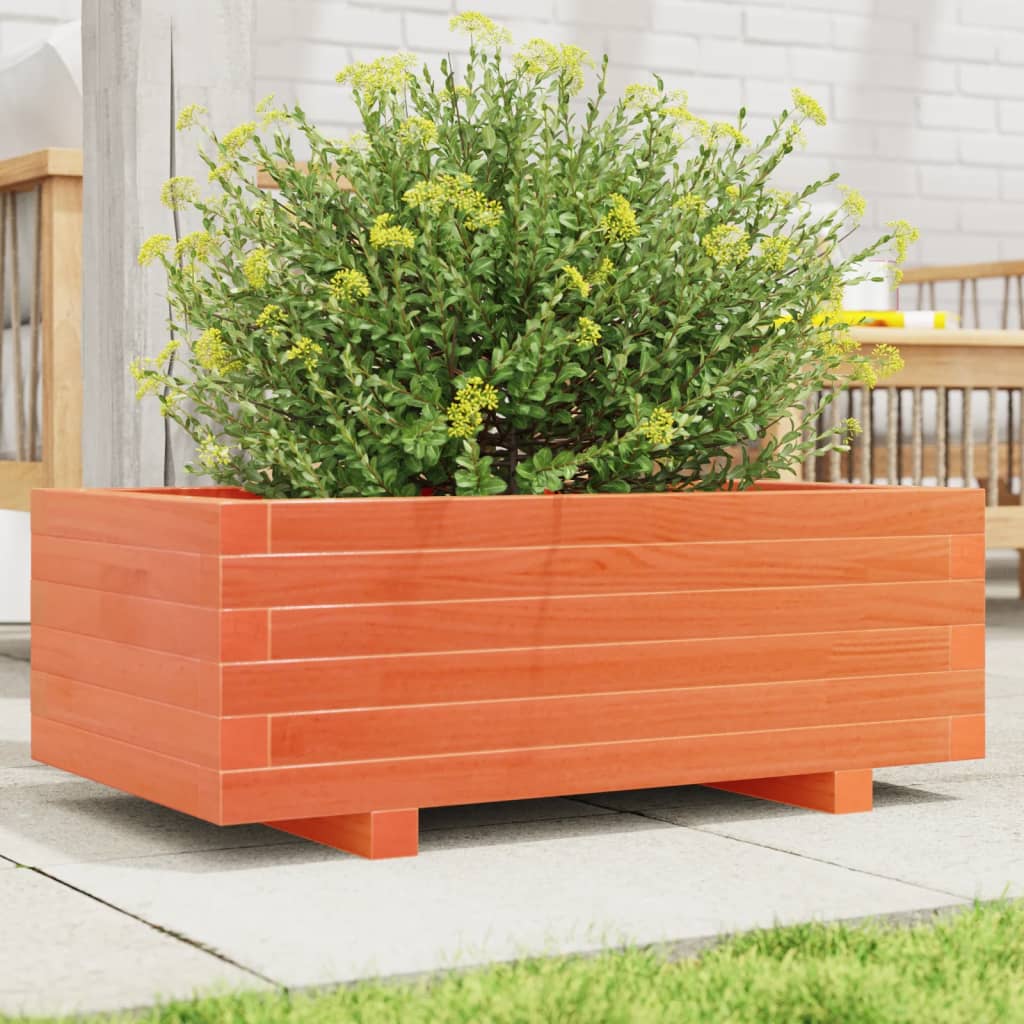 Plantenbak 70x40x26,5 cm massief grenenhout wasbruin is nu te koop bij PeponiXL, paradijselijk wonen!