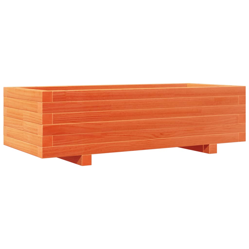 Plantenbak 90x40x26,5 cm massief grenenhout wasbruin is nu te koop bij PeponiXL, paradijselijk wonen!