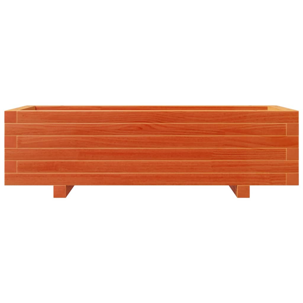 Plantenbak 90x40x26,5 cm massief grenenhout wasbruin is nu te koop bij PeponiXL, paradijselijk wonen!