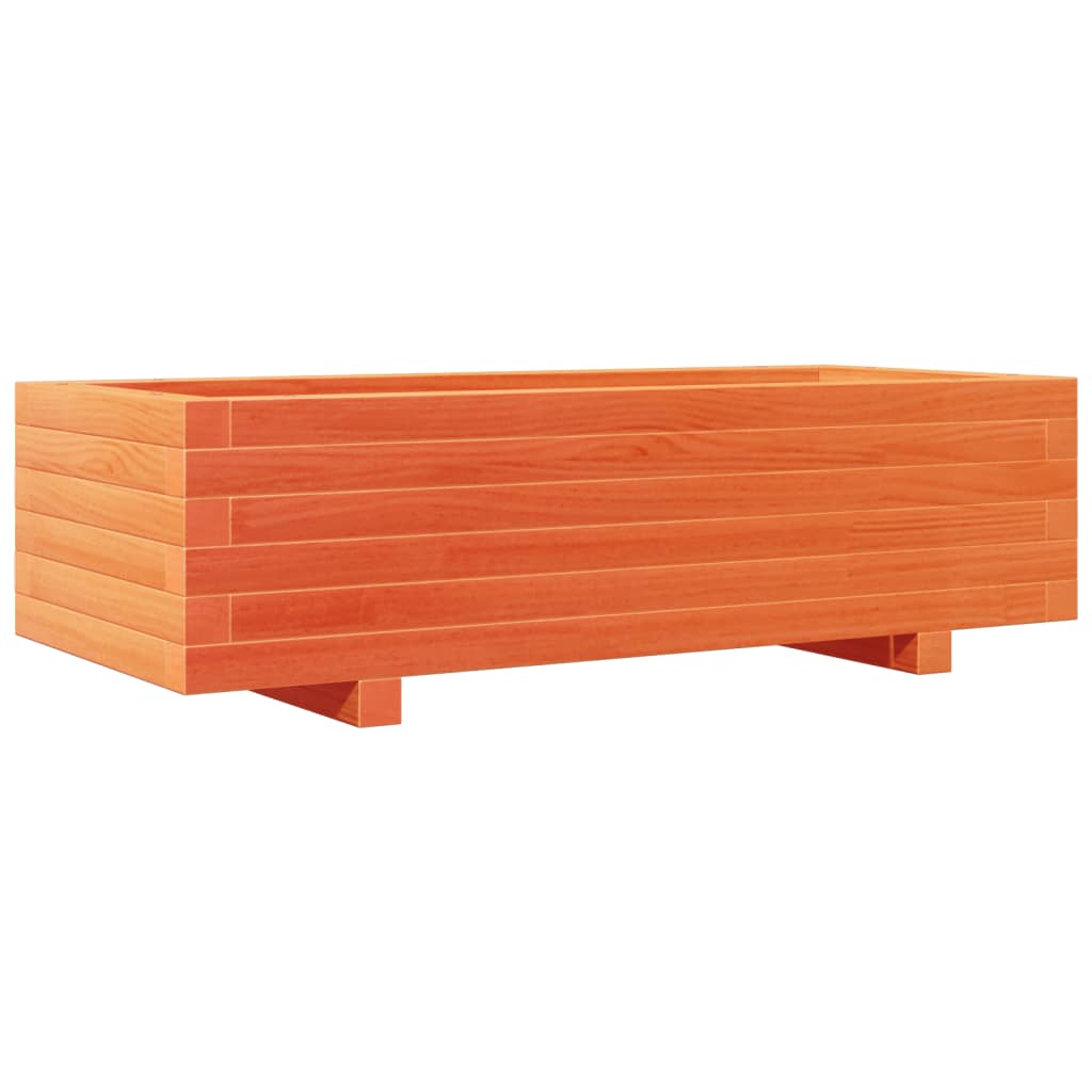 Plantenbak 90x40x26,5 cm massief grenenhout wasbruin is nu te koop bij PeponiXL, paradijselijk wonen!