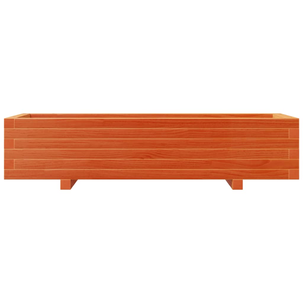 Plantenbak 110x40x26,5 cm massief grenenhout wasbruin is nu te koop bij PeponiXL, paradijselijk wonen!