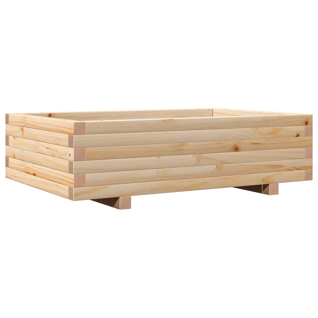 Plantenbak 90x60x26,5 cm massief grenenhout is nu te koop bij PeponiXL, paradijselijk wonen!