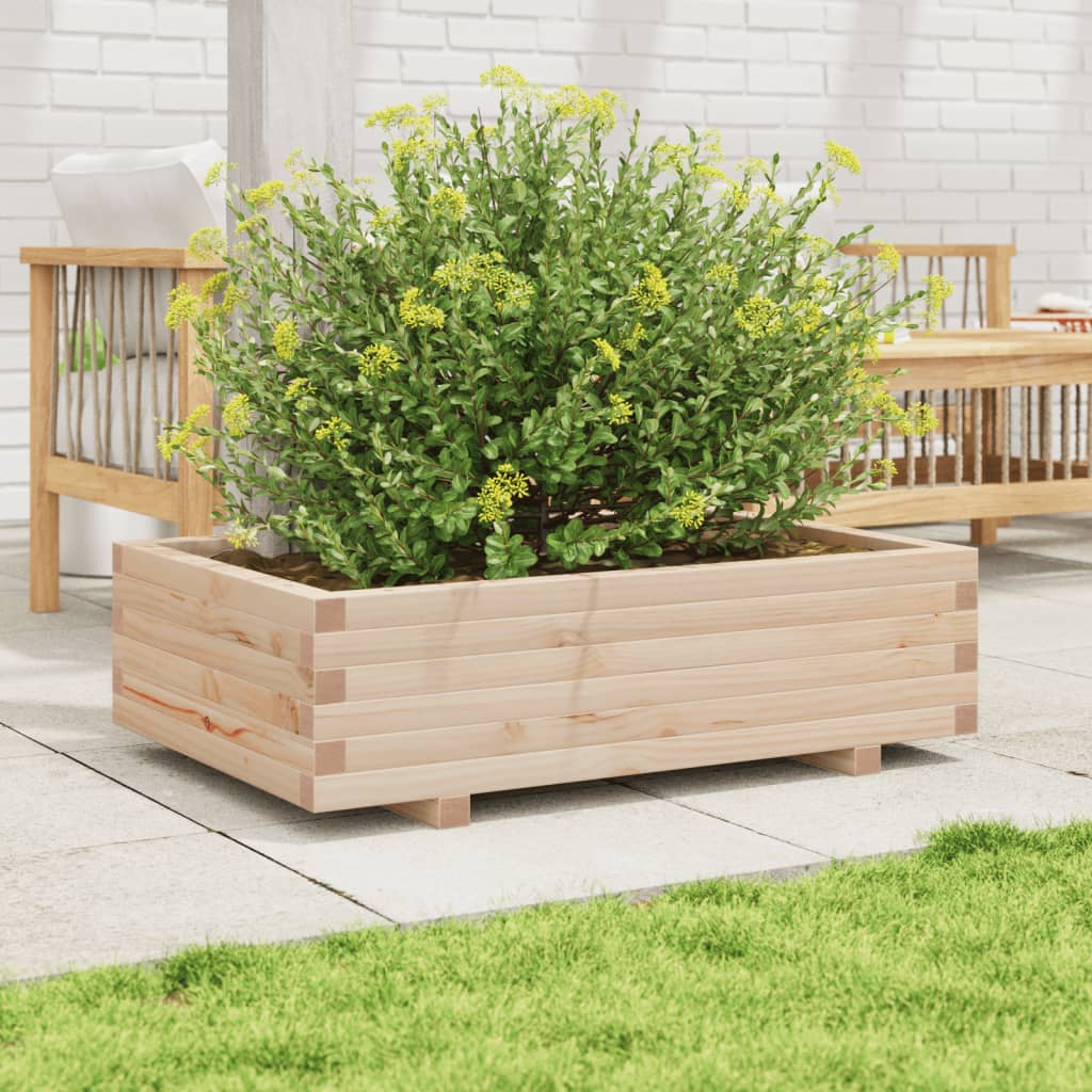 Plantenbak 90x60x26,5 cm massief grenenhout is nu te koop bij PeponiXL, paradijselijk wonen!