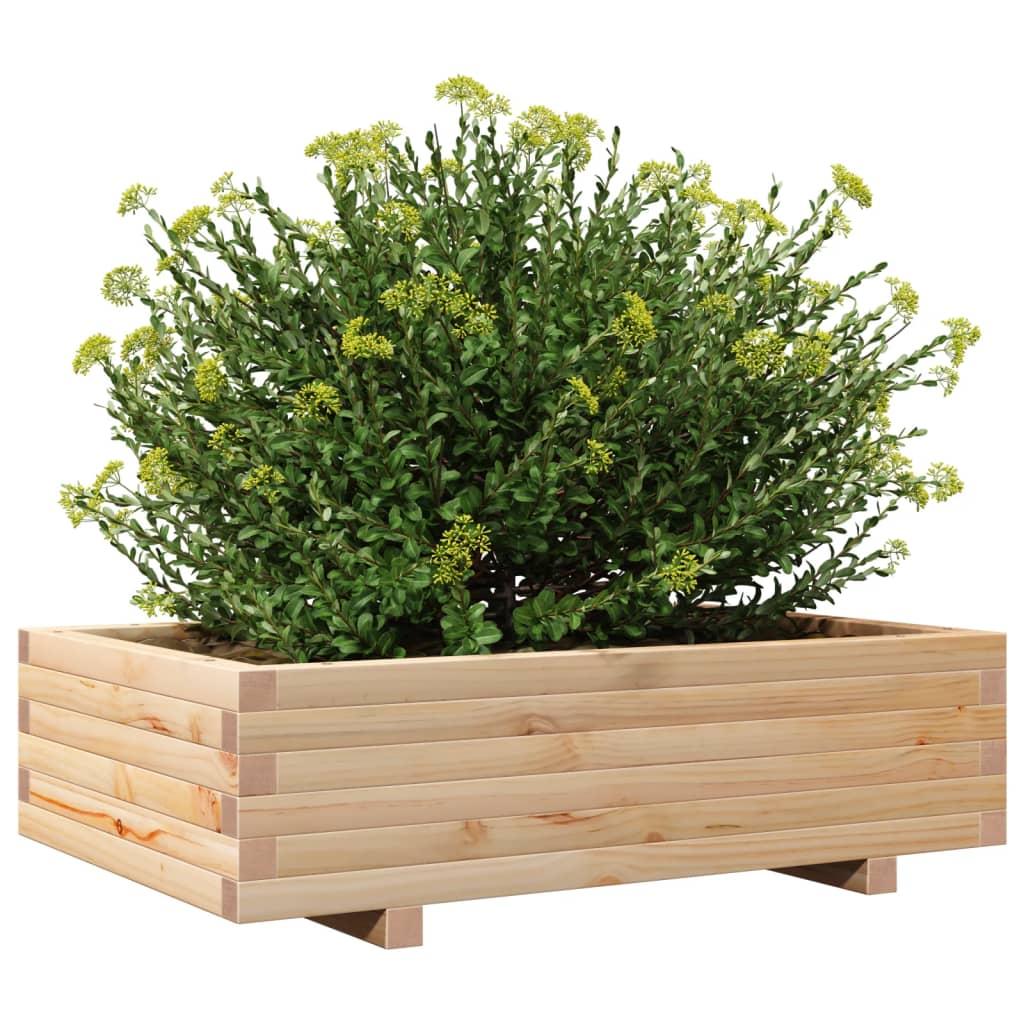 Plantenbak 90x60x26,5 cm massief grenenhout is nu te koop bij PeponiXL, paradijselijk wonen!