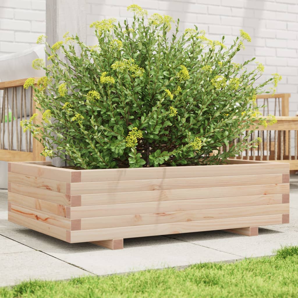 Plantenbak 90x60x26,5 cm massief grenenhout is nu te koop bij PeponiXL, paradijselijk wonen!