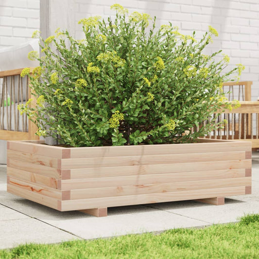 Plantenbak 90x60x26,5 cm massief grenenhout is nu te koop bij PeponiXL, paradijselijk wonen!