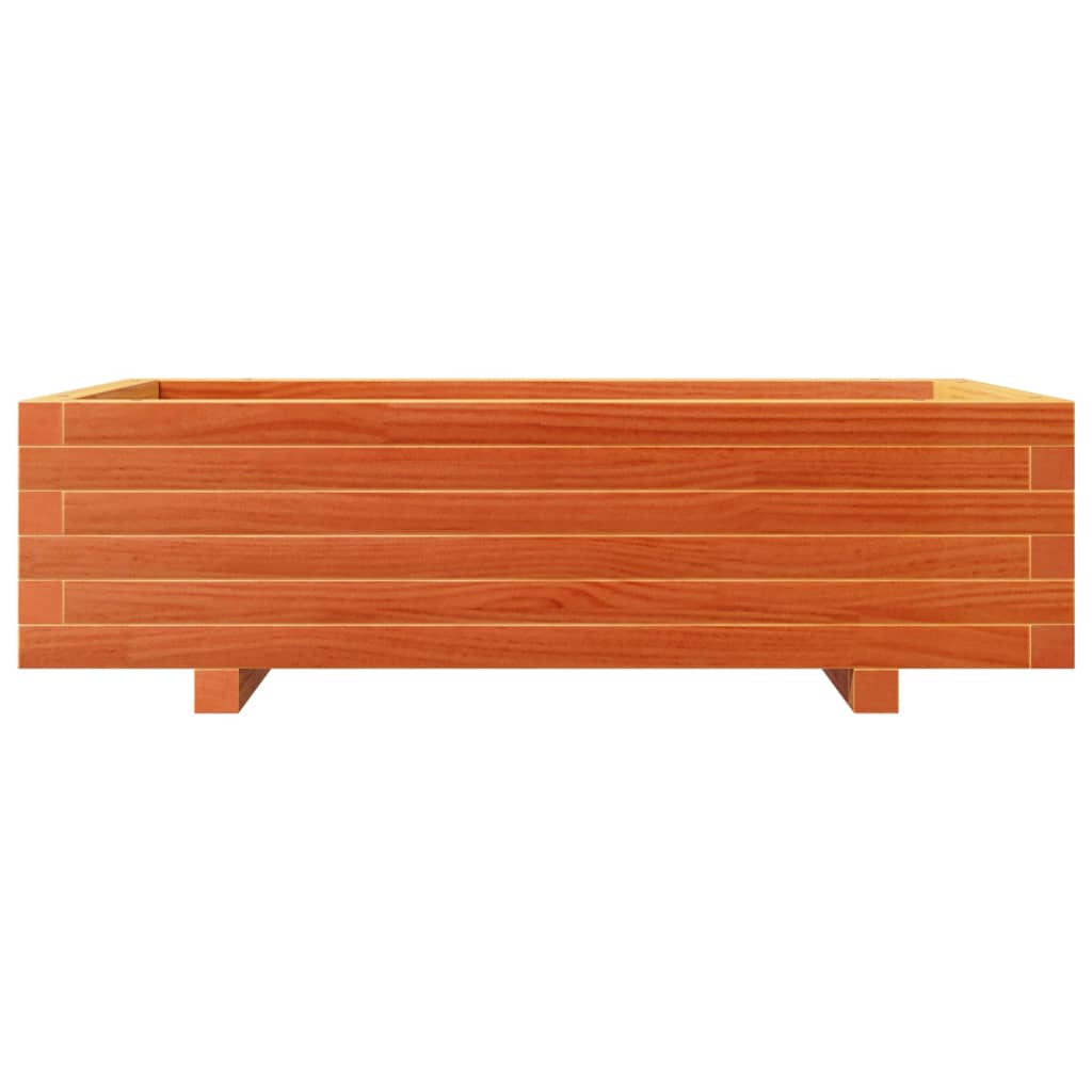 Plantenbak 90x60x26,5 cm massief grenenhout wasbruin is nu te koop bij PeponiXL, paradijselijk wonen!