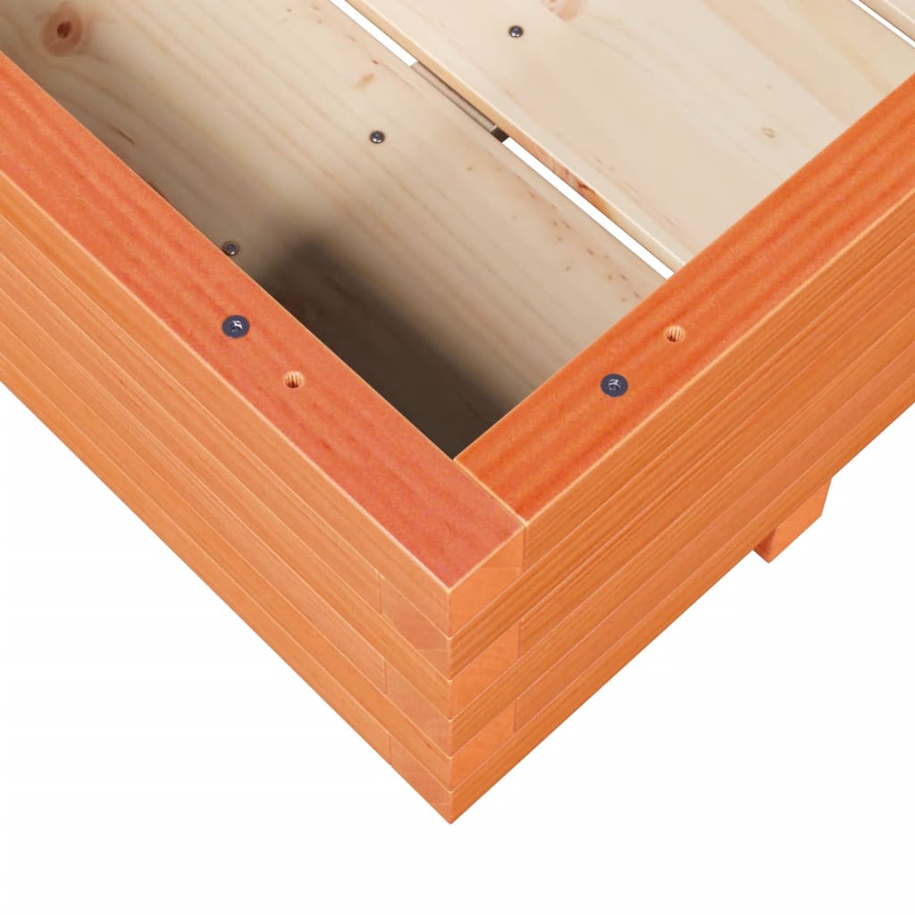 Plantenbak 90x60x26,5 cm massief grenenhout wasbruin is nu te koop bij PeponiXL, paradijselijk wonen!