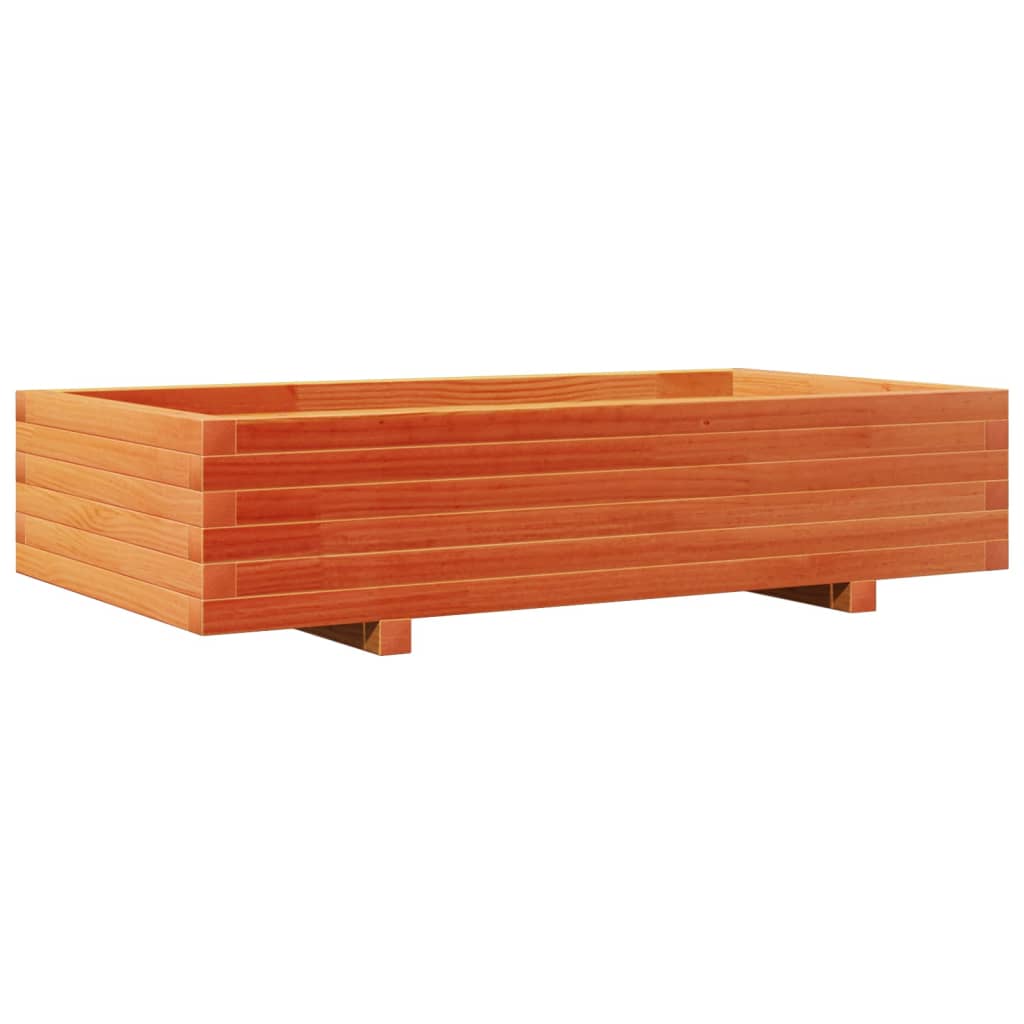 Plantenbak 110x60x26,5 cm massief grenenhout wasbruin is nu te koop bij PeponiXL, paradijselijk wonen!