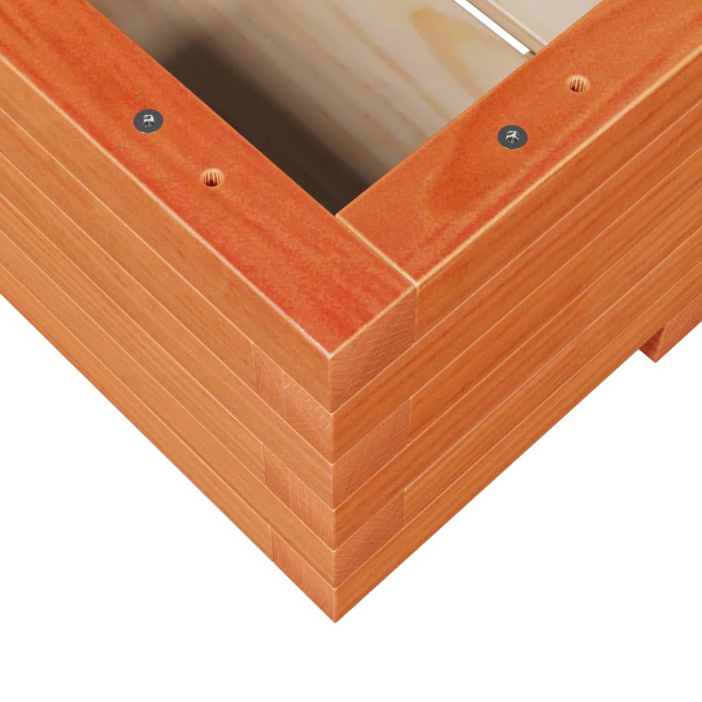 Plantenbak 110x60x26,5 cm massief grenenhout wasbruin is nu te koop bij PeponiXL, paradijselijk wonen!