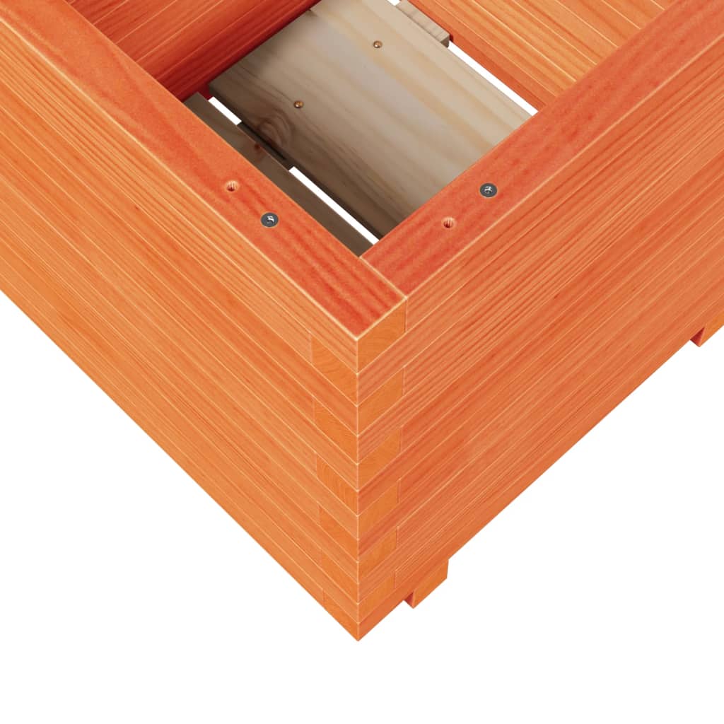 Plantenbak 50x50x49,5 cm massief grenenhout wasbruin is nu te koop bij PeponiXL, paradijselijk wonen!