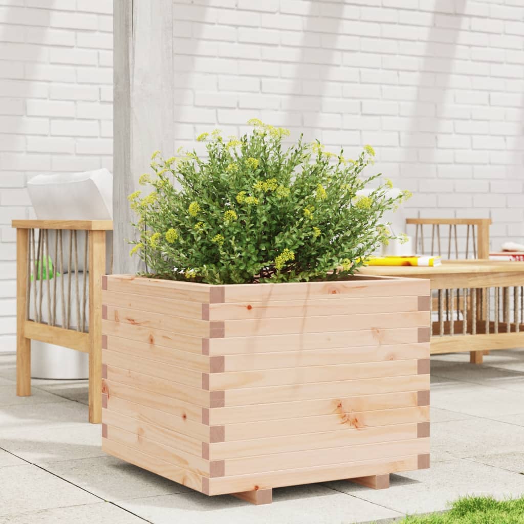 Plantenbak 60x60x49,5 cm massief grenenhout is nu te koop bij PeponiXL, paradijselijk wonen!