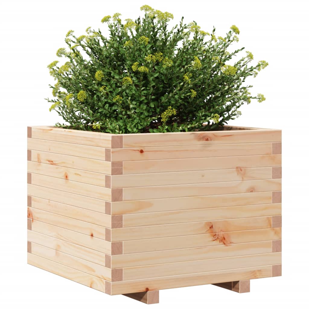 Plantenbak 60x60x49,5 cm massief grenenhout is nu te koop bij PeponiXL, paradijselijk wonen!