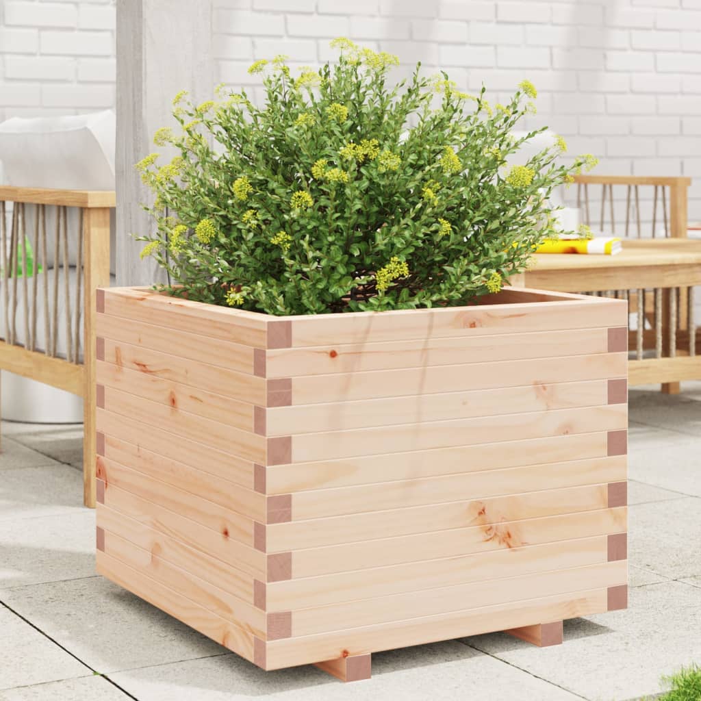 Plantenbak 60x60x49,5 cm massief grenenhout is nu te koop bij PeponiXL, paradijselijk wonen!