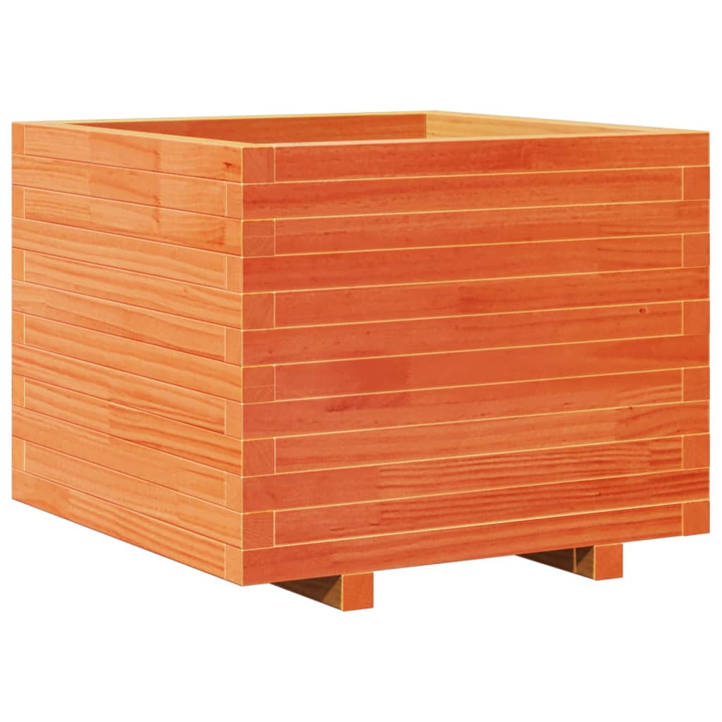 Plantenbak 60x60x49,5 cm massief grenenhout wasbruin is nu te koop bij PeponiXL, paradijselijk wonen!