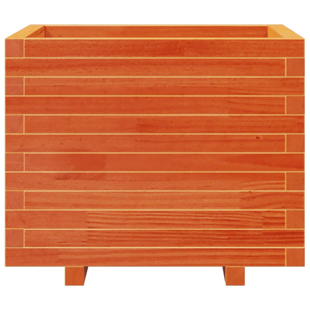 Plantenbak 60x60x49,5 cm massief grenenhout wasbruin is nu te koop bij PeponiXL, paradijselijk wonen!