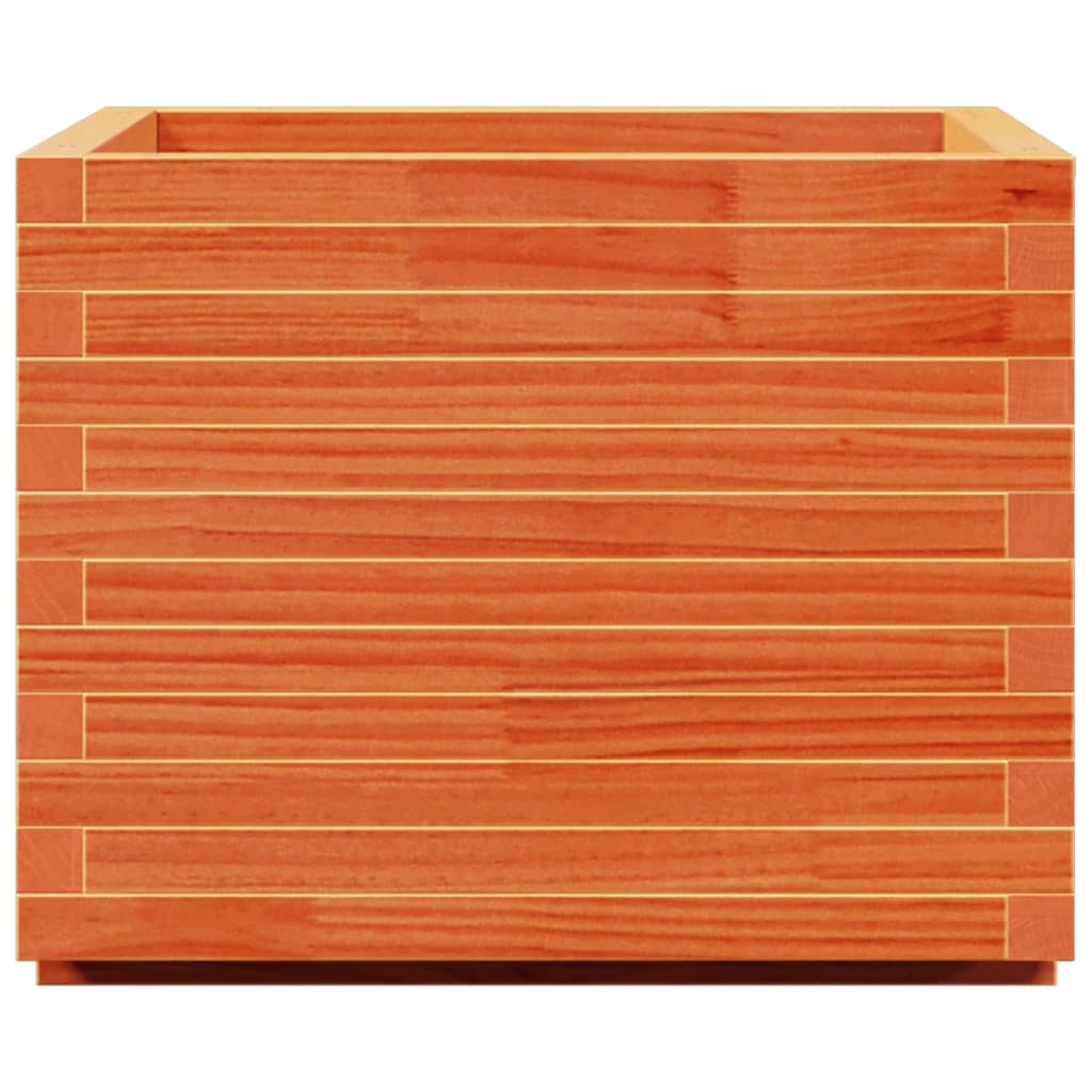 Plantenbak 60x60x49,5 cm massief grenenhout wasbruin is nu te koop bij PeponiXL, paradijselijk wonen!