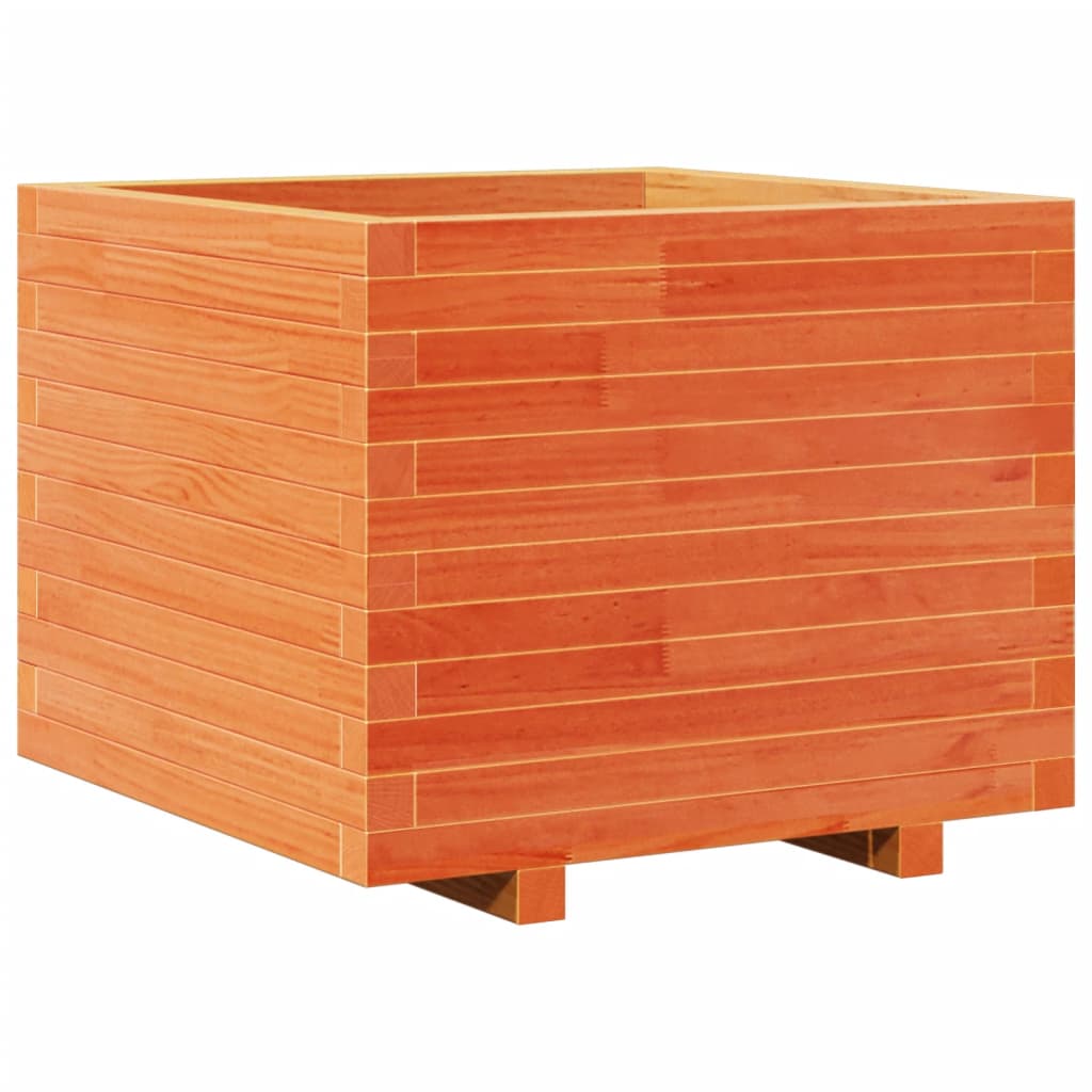 Plantenbak 60x60x49,5 cm massief grenenhout wasbruin is nu te koop bij PeponiXL, paradijselijk wonen!
