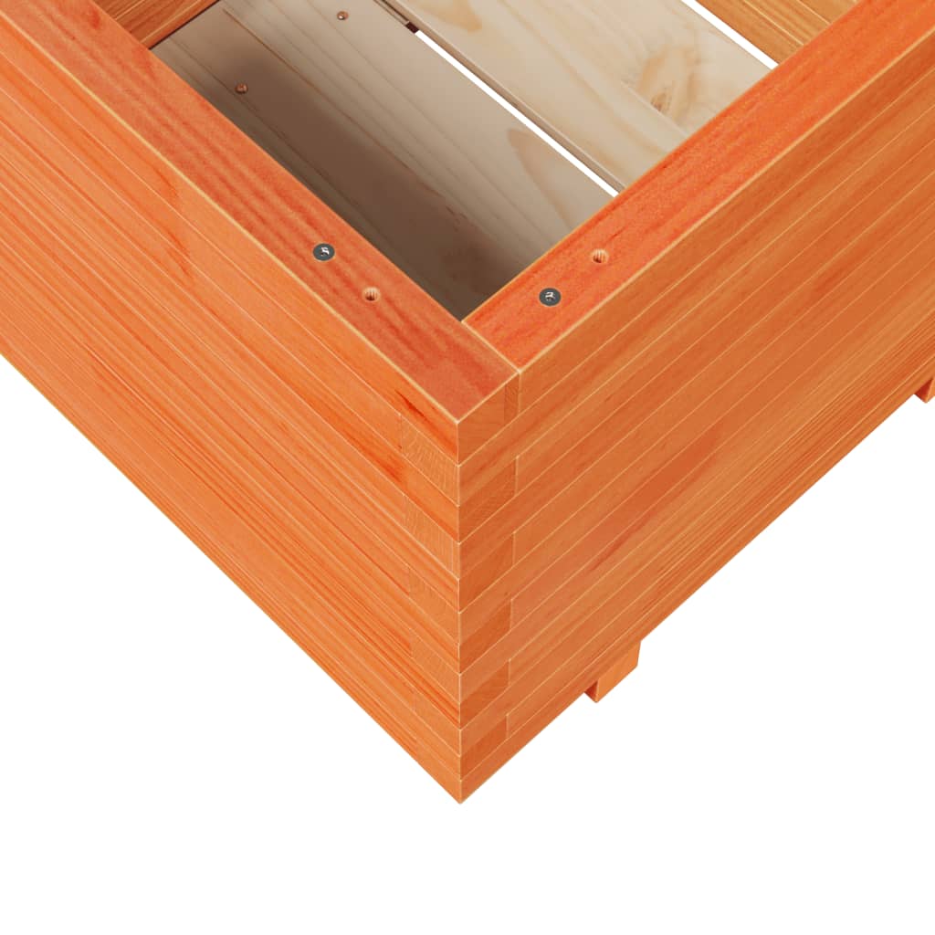Plantenbak 60x60x49,5 cm massief grenenhout wasbruin is nu te koop bij PeponiXL, paradijselijk wonen!