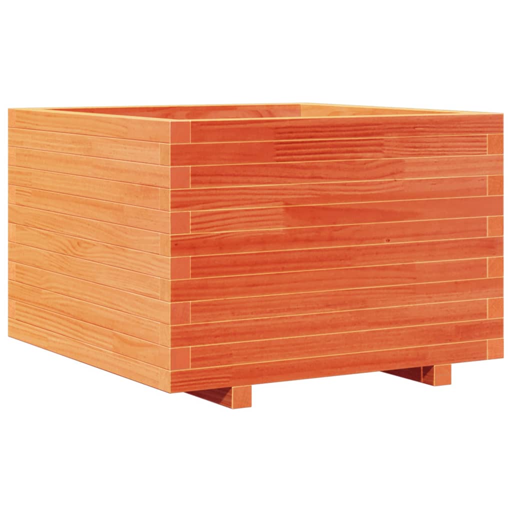 Plantenbak 70x70x49,5 cm massief grenenhout wasbruin is nu te koop bij PeponiXL, paradijselijk wonen!