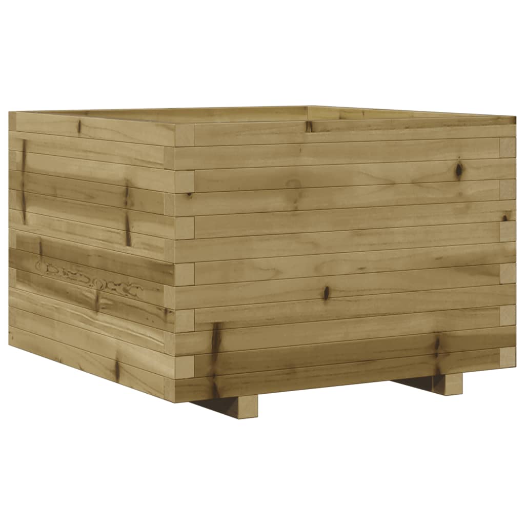 Plantenbak 70x70x49,5 cm geïmpregneerd grenenhout is nu te koop bij PeponiXL, paradijselijk wonen!