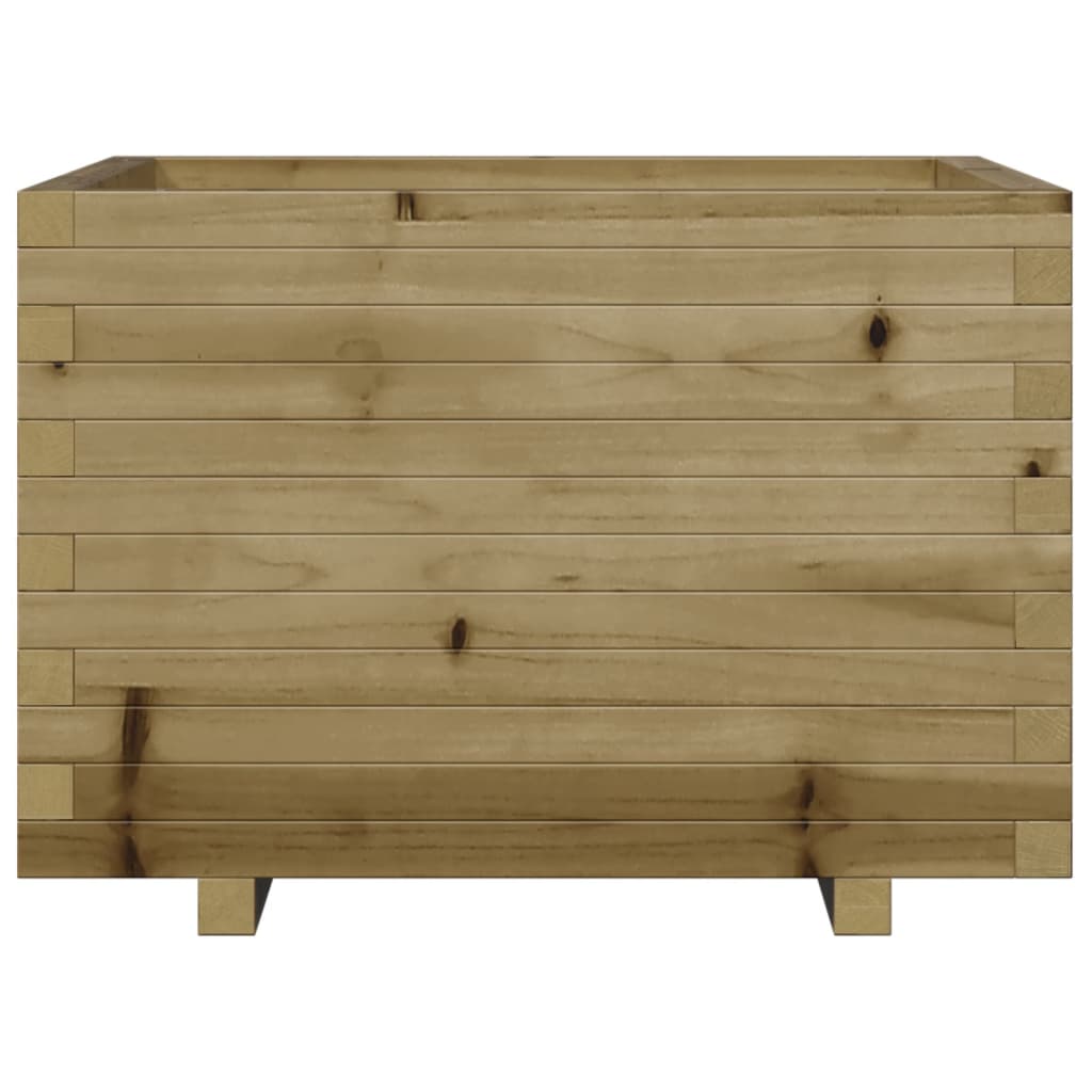 Plantenbak 70x70x49,5 cm geïmpregneerd grenenhout is nu te koop bij PeponiXL, paradijselijk wonen!