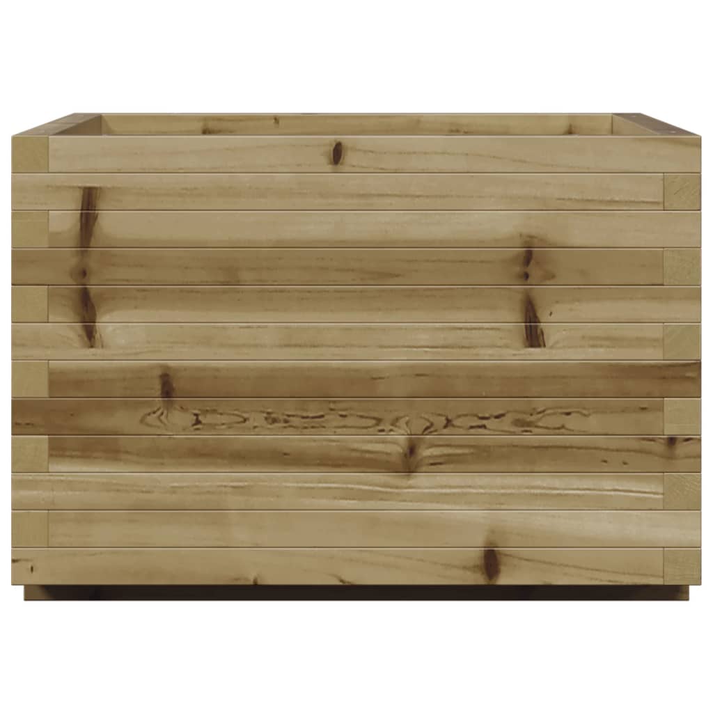 Plantenbak 70x70x49,5 cm geïmpregneerd grenenhout is nu te koop bij PeponiXL, paradijselijk wonen!