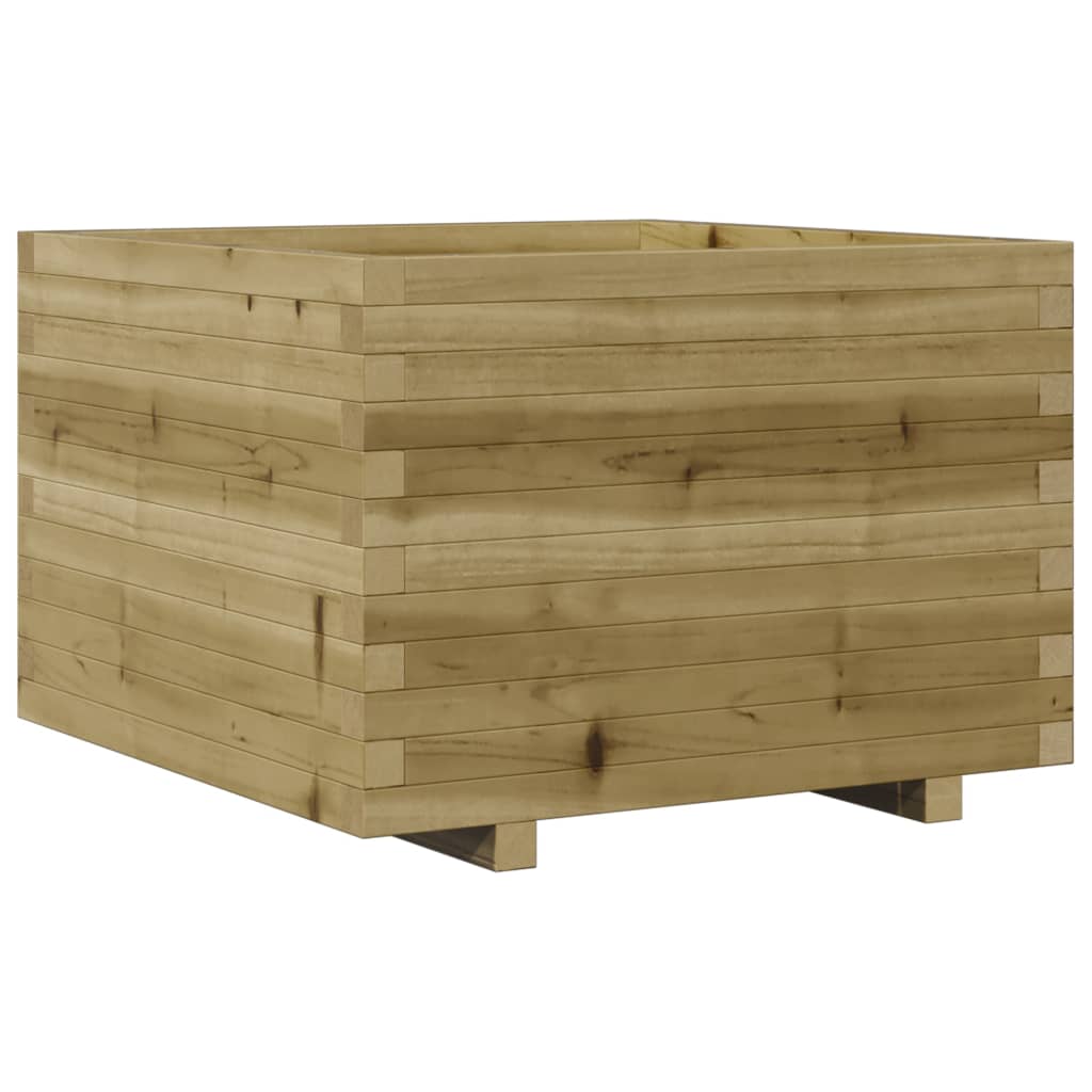 Plantenbak 70x70x49,5 cm geïmpregneerd grenenhout is nu te koop bij PeponiXL, paradijselijk wonen!
