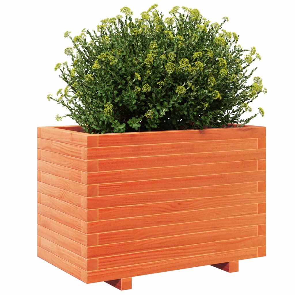 Plantenbak 70x40x49,5 cm massief grenenhout wasbruin is nu te koop bij PeponiXL, paradijselijk wonen!