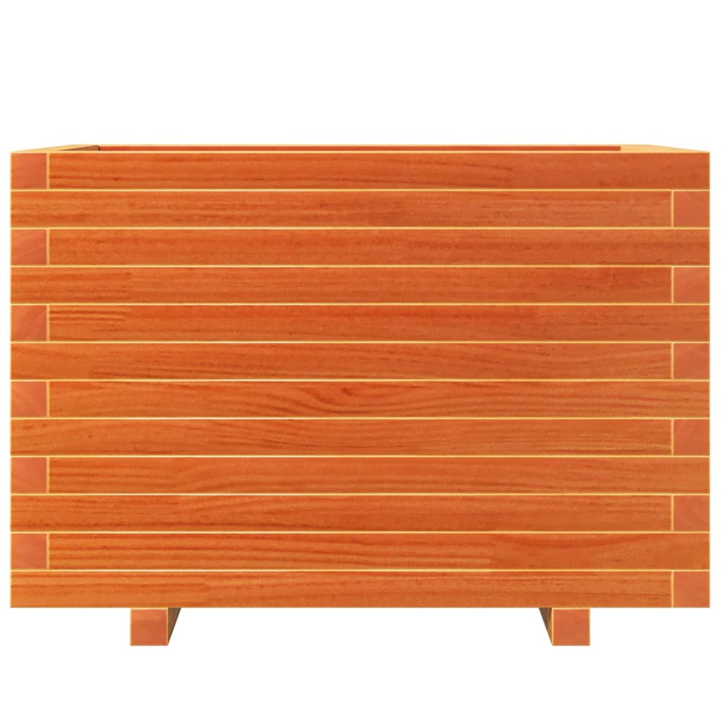 Plantenbak 70x40x49,5 cm massief grenenhout wasbruin is nu te koop bij PeponiXL, paradijselijk wonen!