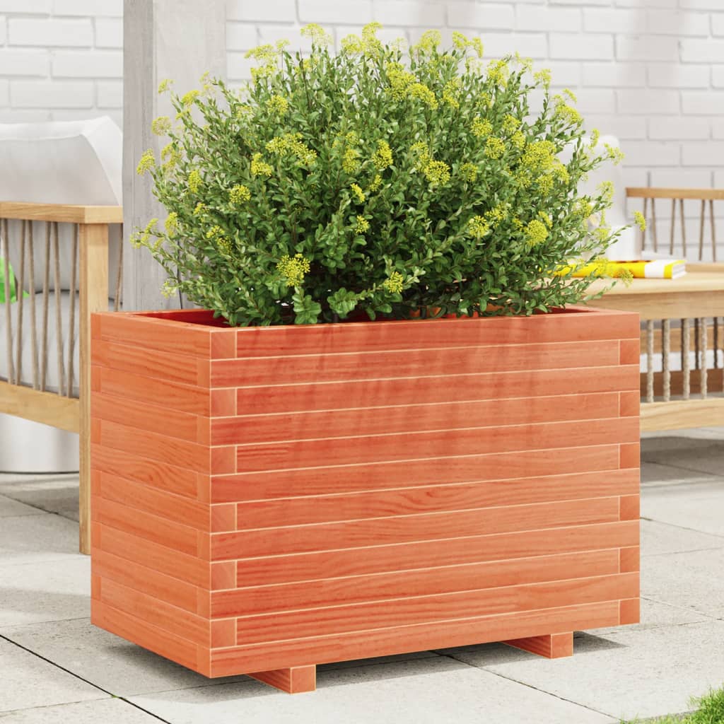 Plantenbak 70x40x49,5 cm massief grenenhout wasbruin is nu te koop bij PeponiXL, paradijselijk wonen!