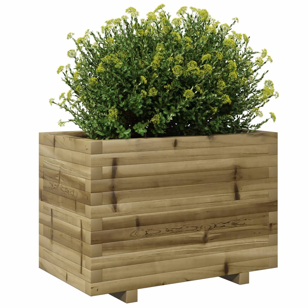 Plantenbak 70x40x49,5 cm geïmpregneerd grenenhout is nu te koop bij PeponiXL, paradijselijk wonen!