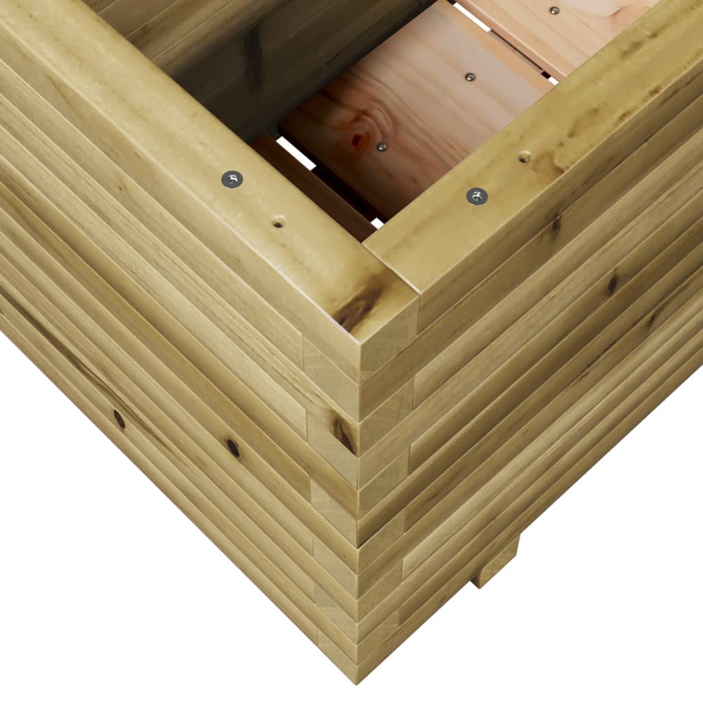 Plantenbak 70x40x49,5 cm geïmpregneerd grenenhout is nu te koop bij PeponiXL, paradijselijk wonen!