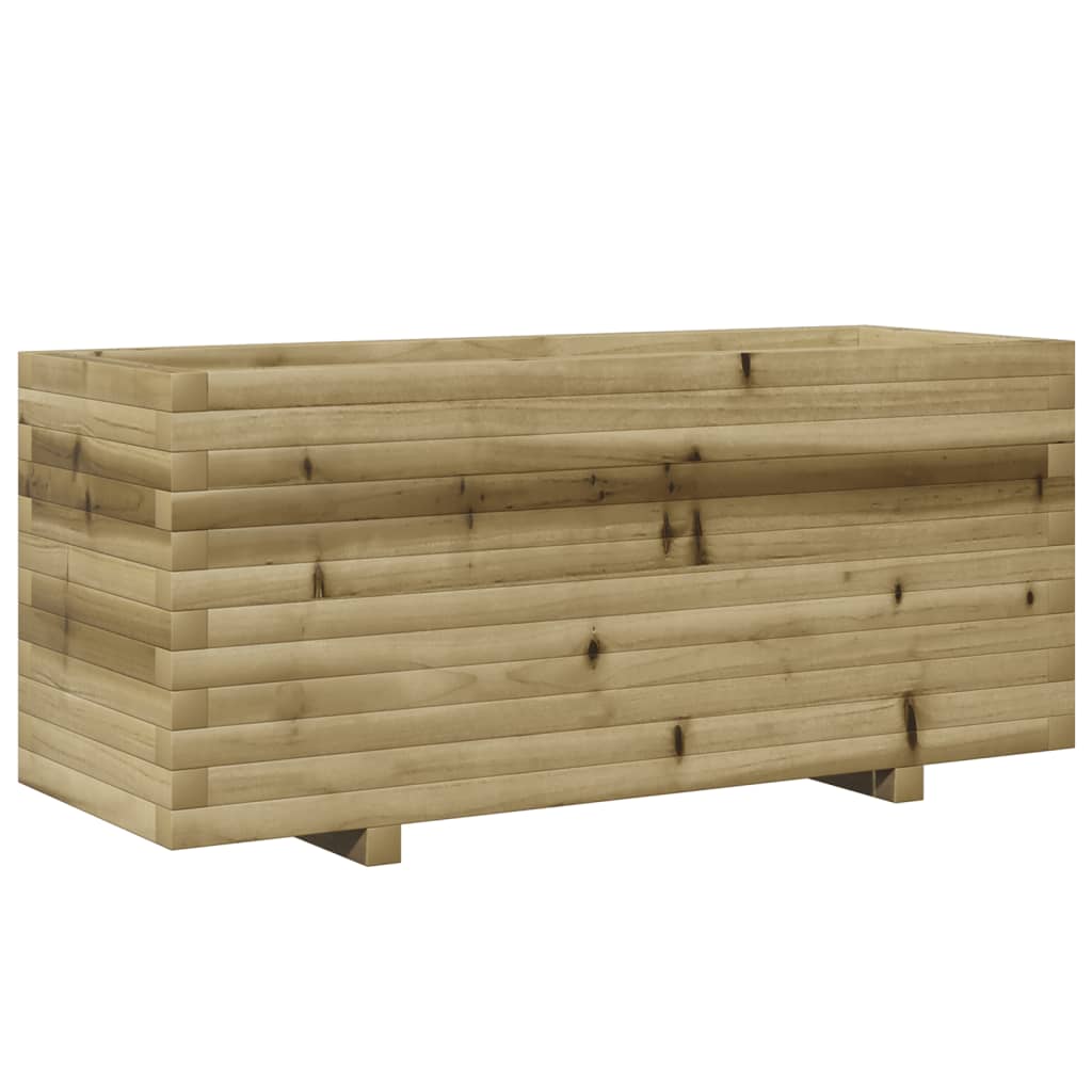 Plantenbak 110x40x49,5 cm geïmpregneerd grenenhout is nu te koop bij PeponiXL, paradijselijk wonen!