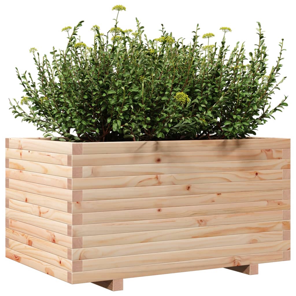 Plantenbak 90x60x49,5 cm massief grenenhout is nu te koop bij PeponiXL, paradijselijk wonen!