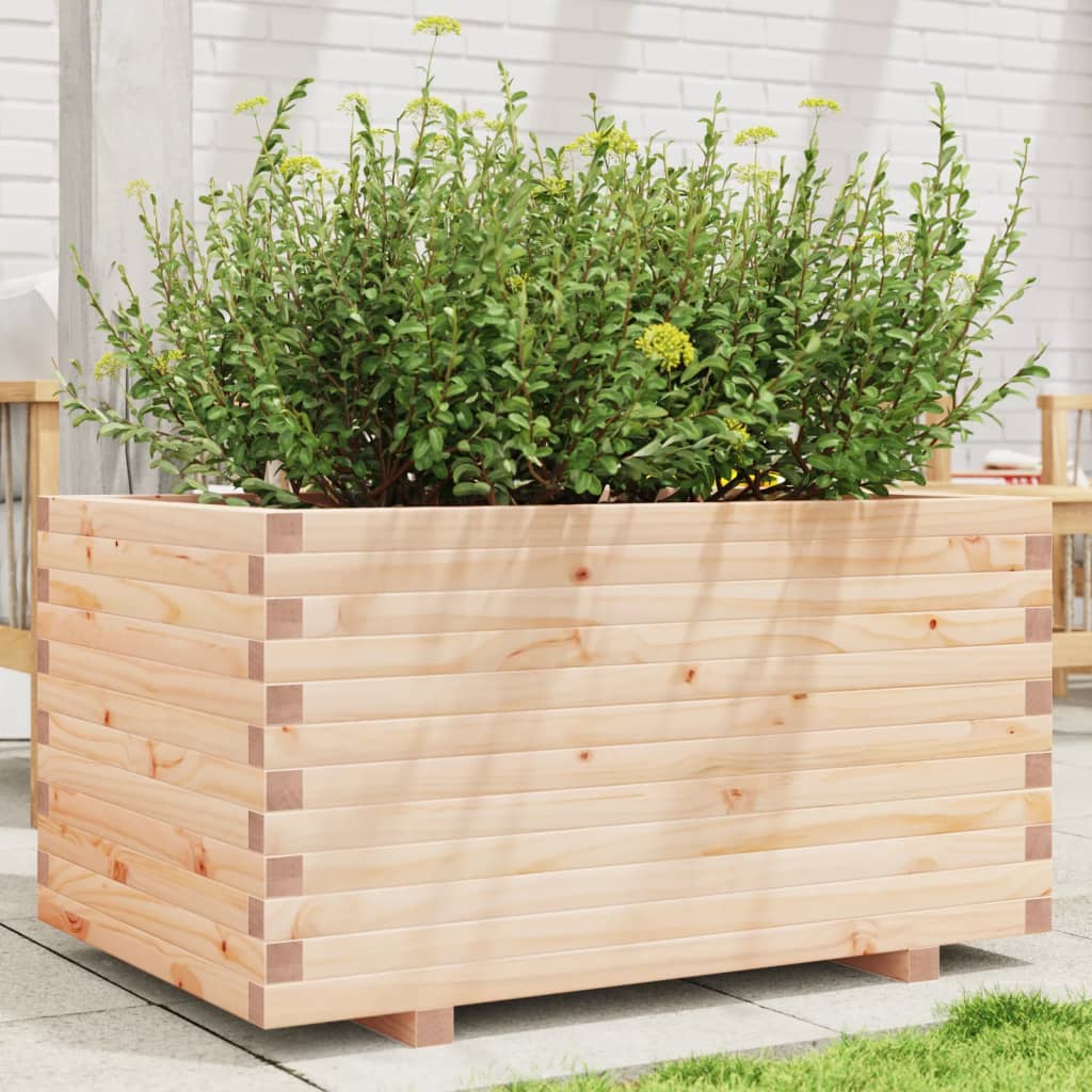Plantenbak 90x60x49,5 cm massief grenenhout is nu te koop bij PeponiXL, paradijselijk wonen!