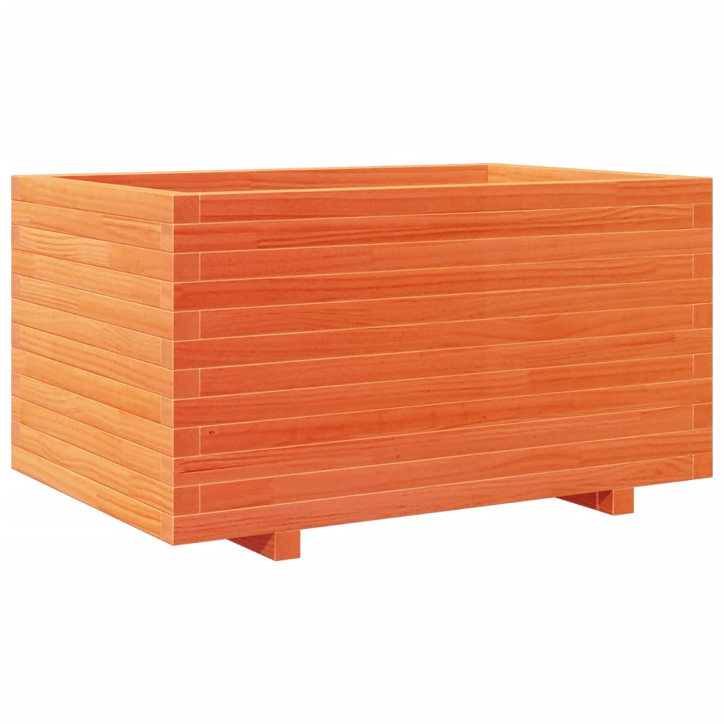 Plantenbak 90x60x49,5 cm massief grenenhout wasbruin is nu te koop bij PeponiXL, paradijselijk wonen!