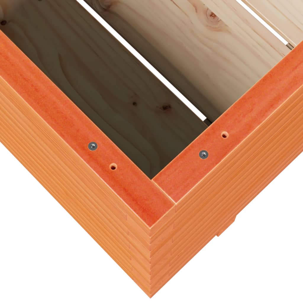Plantenbak 90x60x49,5 cm massief grenenhout wasbruin is nu te koop bij PeponiXL, paradijselijk wonen!