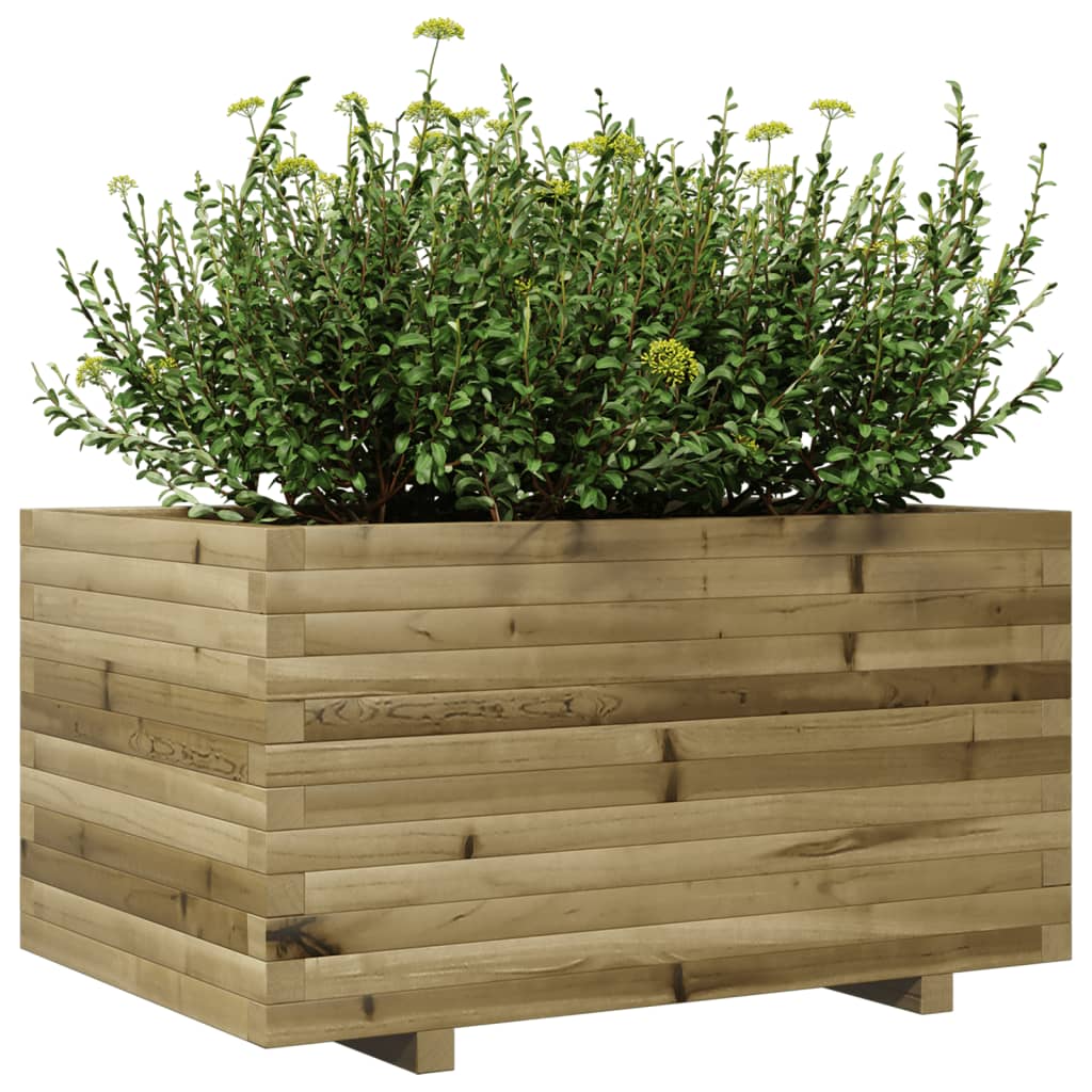 Plantenbak 90x60x49,5 cm geïmpregneerd grenenhout is nu te koop bij PeponiXL, paradijselijk wonen!