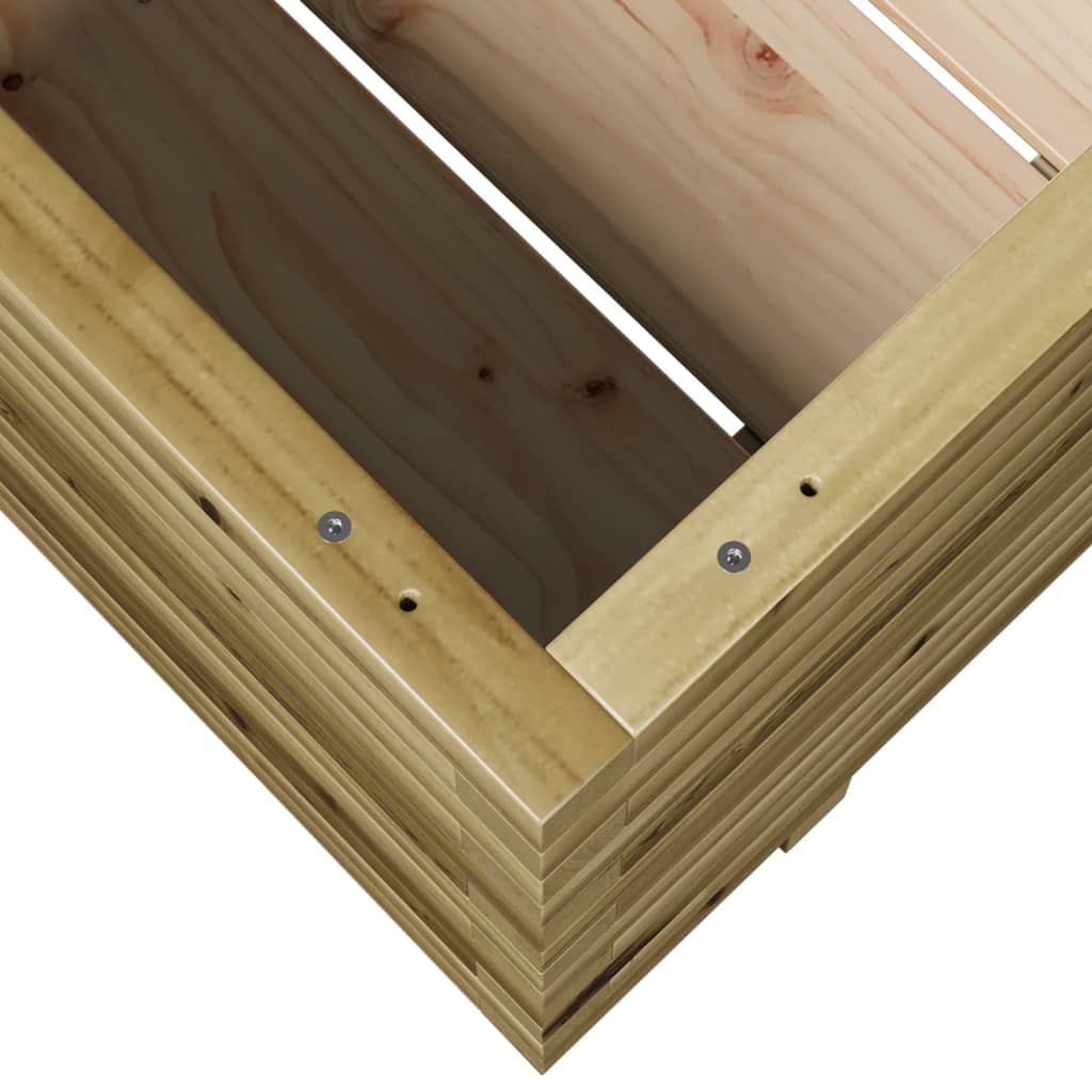 Plantenbak 90x60x49,5 cm geïmpregneerd grenenhout is nu te koop bij PeponiXL, paradijselijk wonen!