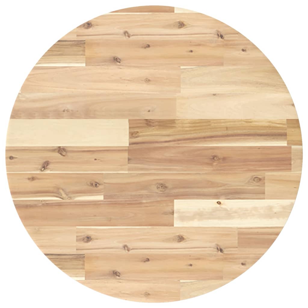 Tafelblad rond Ø 60x2 cm massief acaciahout is nu te koop bij PeponiXL, paradijselijk wonen!